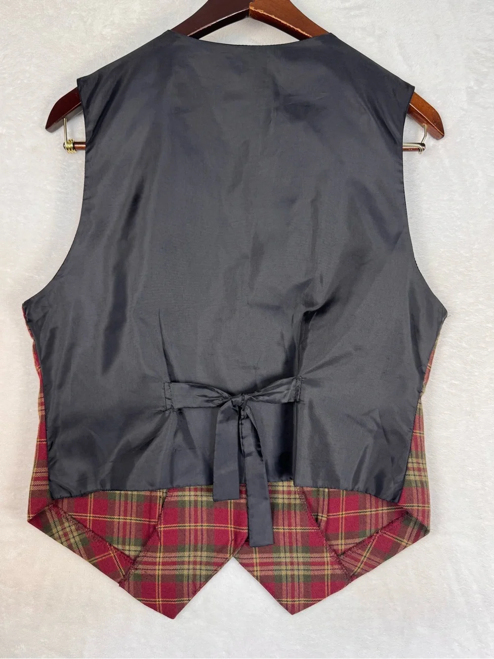 Vintage 90s Counterparts Plaid Vest & Shorts 2 Piece Set S 10
